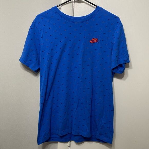 Nike Swoosh Embroidered Logo Tee M - Picture 1 of 5